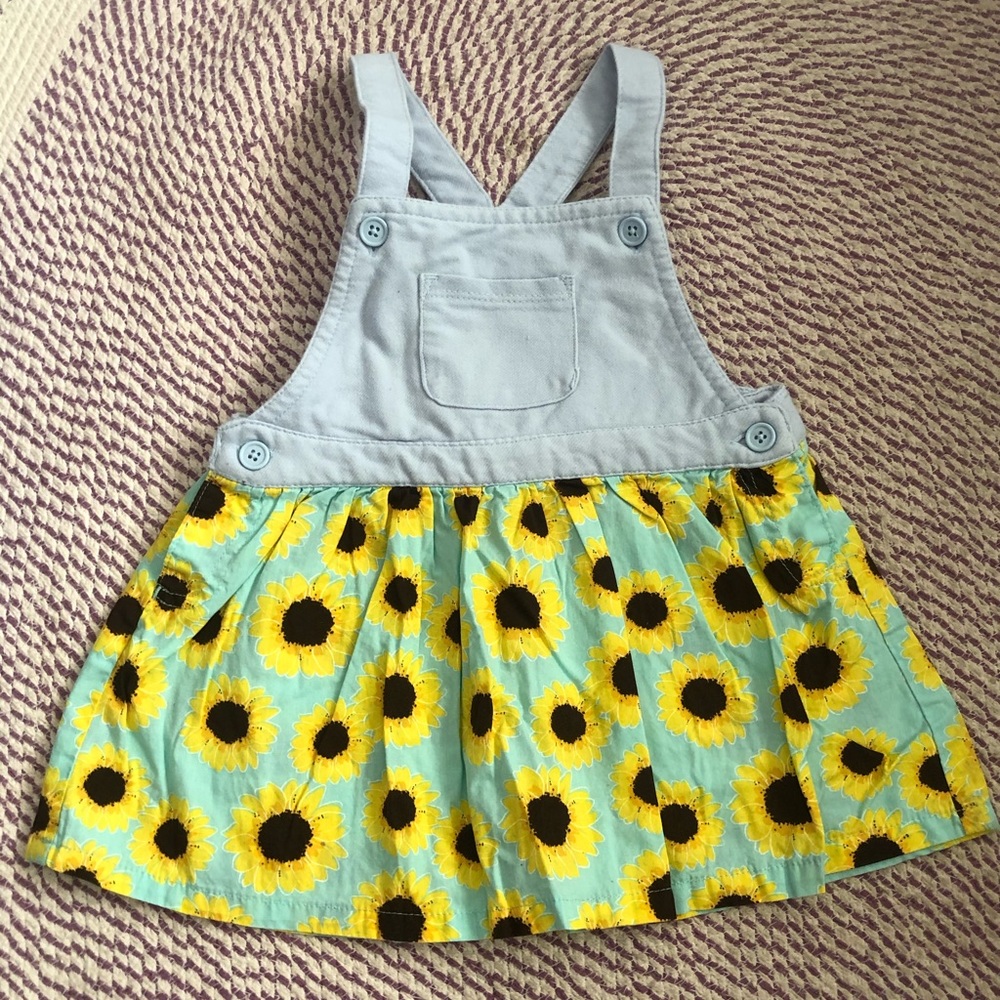 Sunflower 🌻 soft overall dress